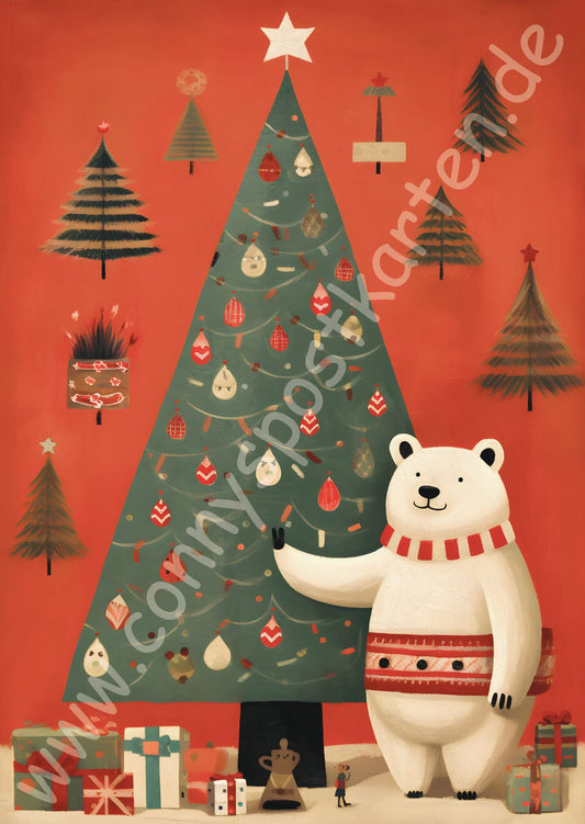 Weihnachten - rot - 3