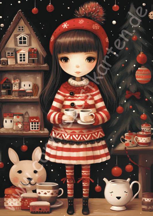 Weihnachten - rot - 8