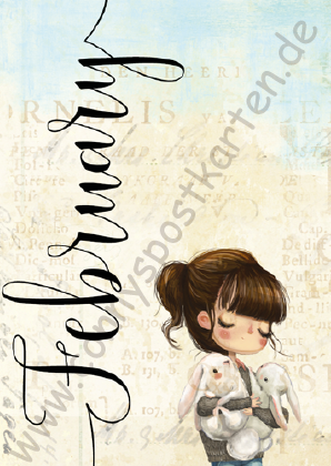 Monate - Mädchen - Februar/February