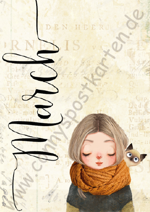 Monate - Mädchen - März/March