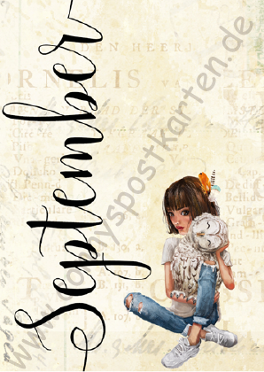 Monate - Mädchen - September/September