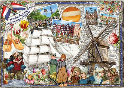 Barbara Behr - Niederlande (Länderpostkarte) WL004