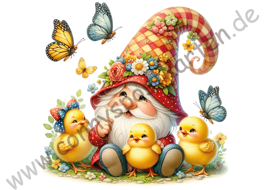 Ostern - Gnom - Küken