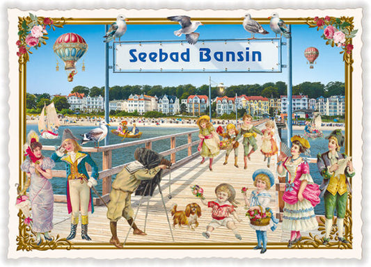 PK 1231 - Städte-Postkarte, Seebad Bansin