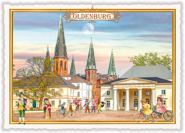 PK 1292 - Städte-Postkarte, Oldenburg, Lambertkirche