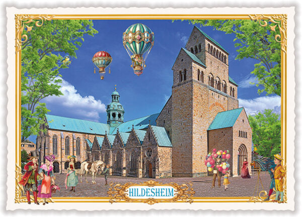 PK 1300 - Städte-Postkarte, Hildesheim. Mariendom