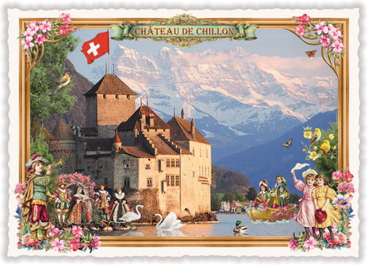 PK 1336 - Städte-Postkarte, Veytaux, Château de Chillon
