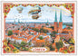 PK 1337 - Städte-Postkarte, Lübeck, Panorama