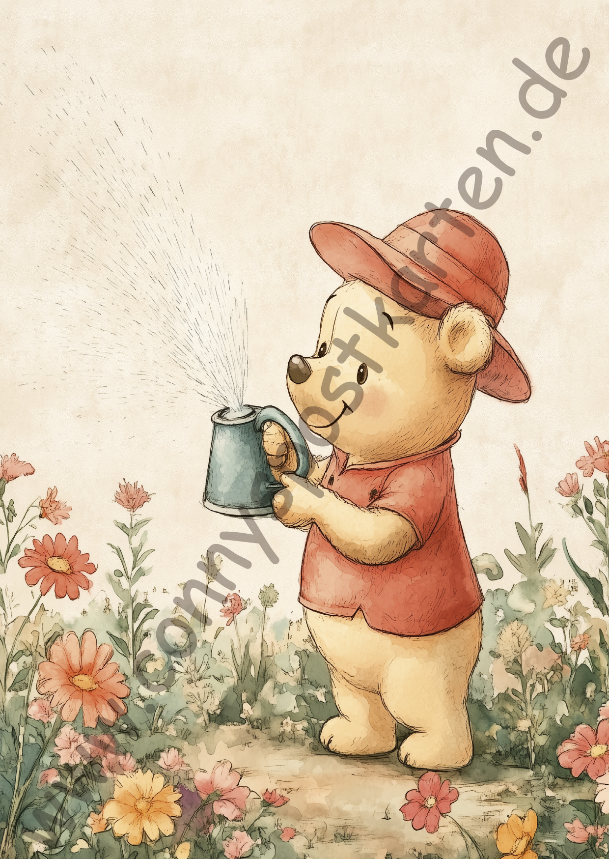 Verschiedenes - PoohBear - Gießkanne