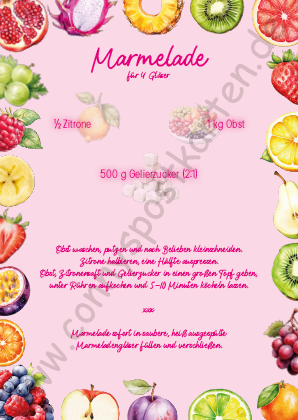 Verschiedenes - Rezepte - Marmelade