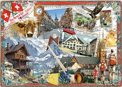 Barbara Behr - Schweiz (Länderpostkarte) WL005