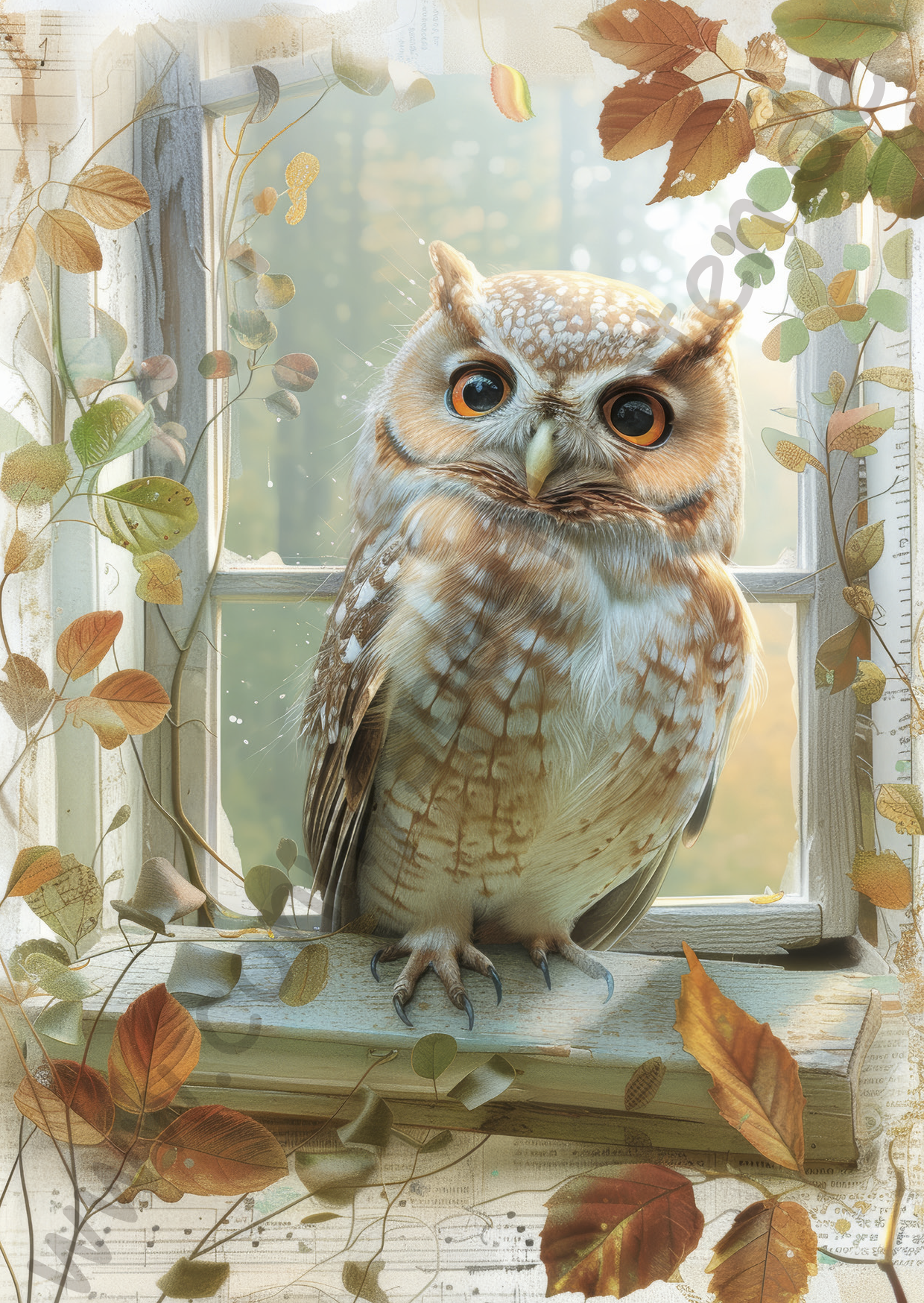 Frühling - Spring Scenery - Eule