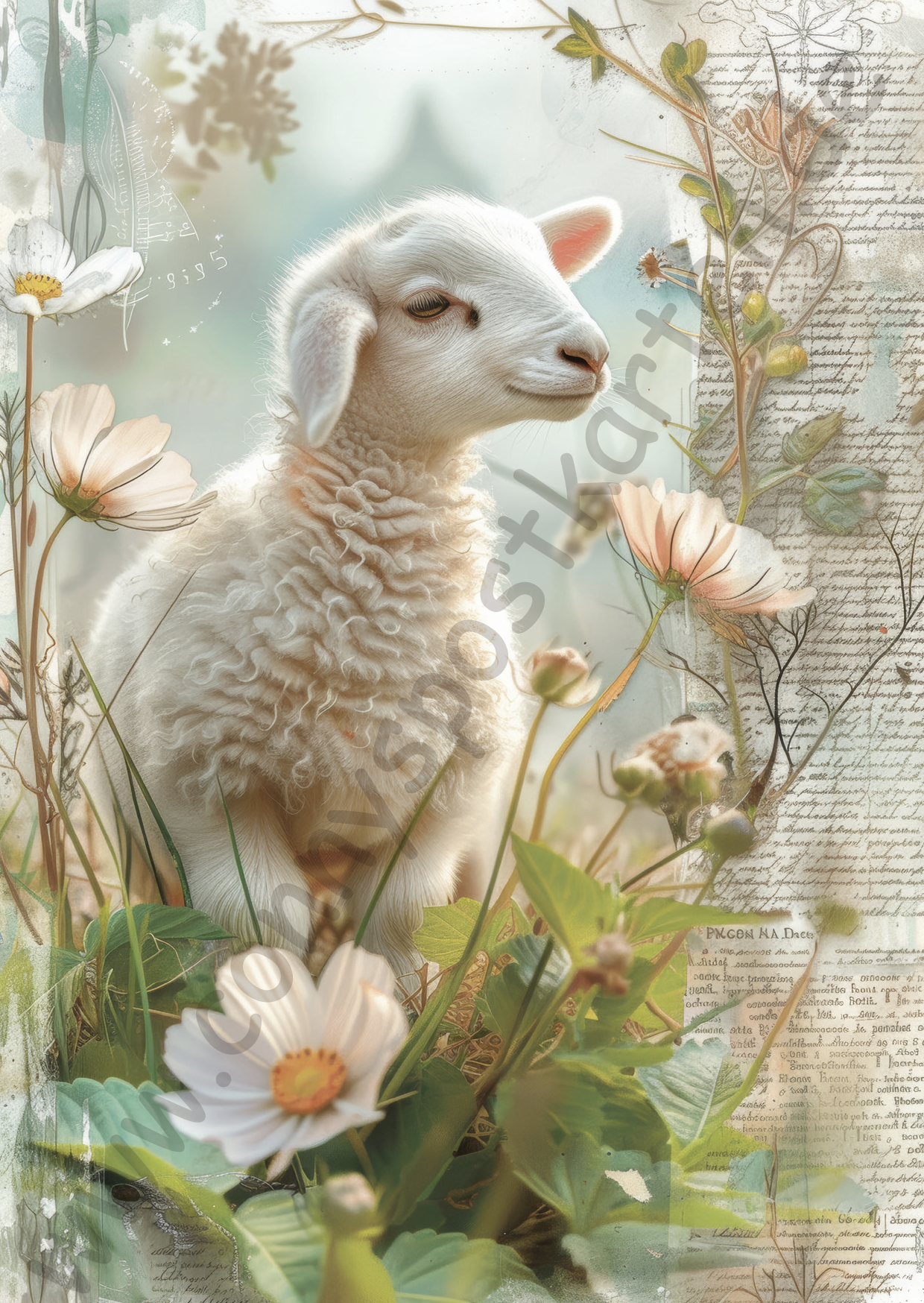 Frühling - Spring Scenery - Schaf