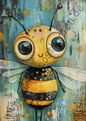 Tiere - Portrait - Biene