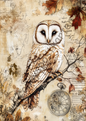 Tiere - Vintage Owls - 1