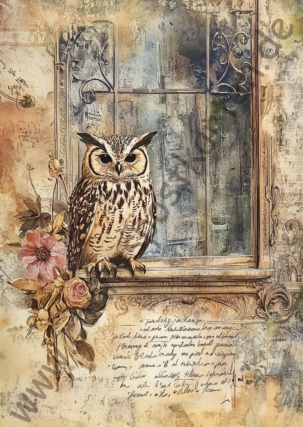 Tiere - Vintage Owls - 8