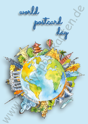 Verschiedenes - World Postcard Day - Erde