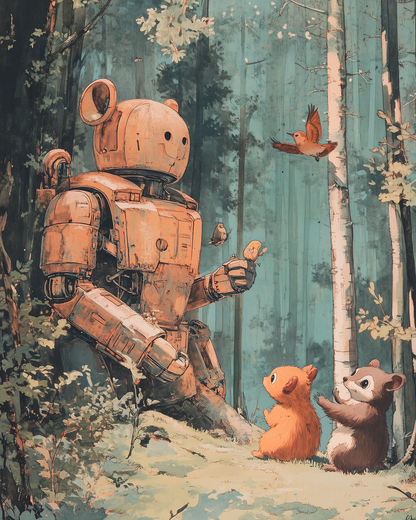 Set - wilde Roboter