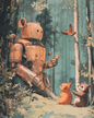 Set - wilde Roboter