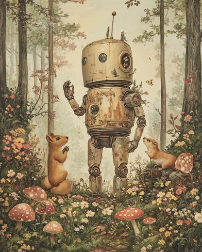 Set - wilde Roboter