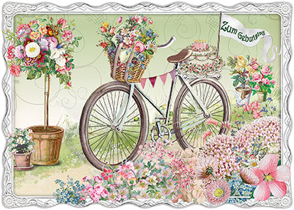 Barbara Behr - Zum Geburtstag (Fahrrad) No. 14