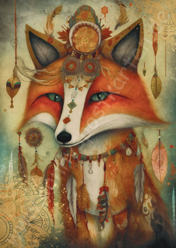 Tiere - Boho Tiere - Fuchs