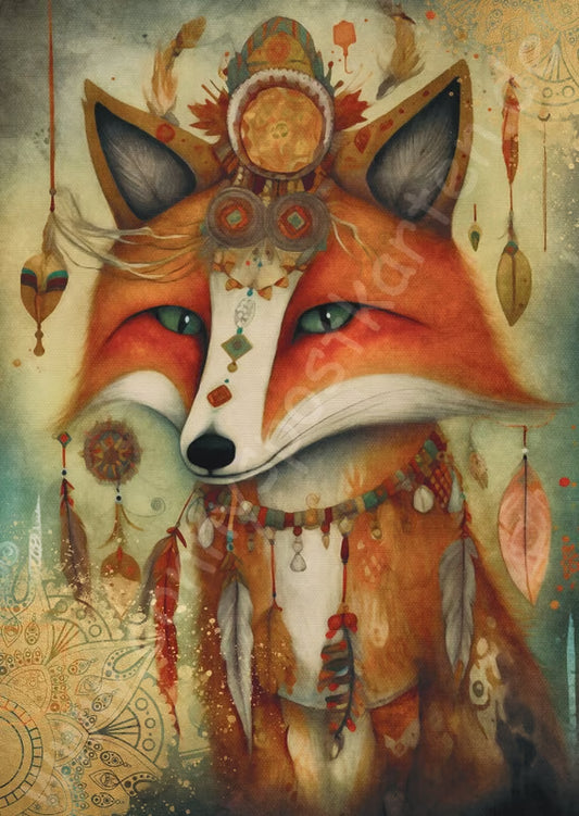 Tiere - Boho Tiere - Fuchs