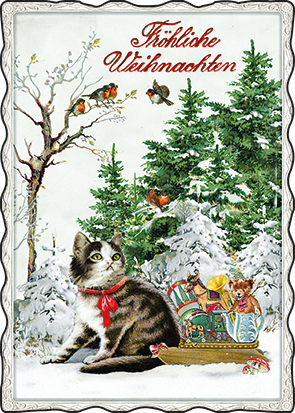 Barbara Behr - Katze im Winterwald Nr. 72