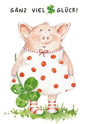 Edition Gollong - Ganz viel Glück (Schwein)
