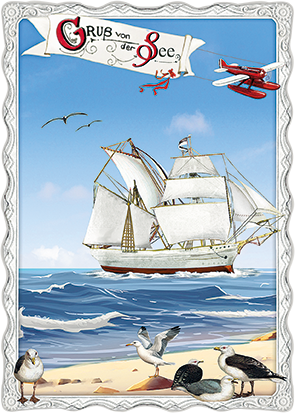 Barbara Behr - Gruß von der See (Schiff) No. 55