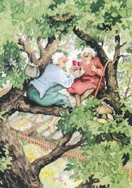 Inge Löök 08 - Frauen auf Baum