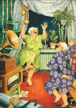 Inge Löök 17 - Frauen tanzen zur Musik