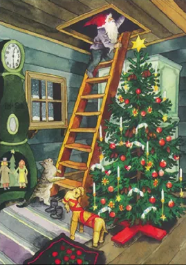 Inge Löök 220 - Zwerg auf Leiter