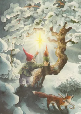 Inge Löök 230 - Großer Zwerg zeigt kleinem Zwerg einen Stern