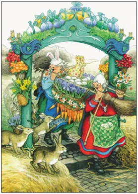 Inge Löök 38 - Frauen bei der Osterdekoration