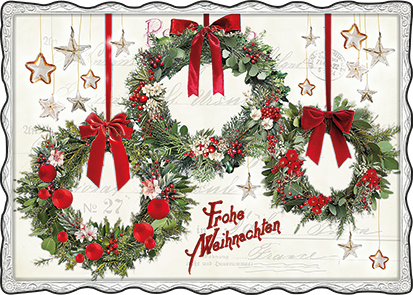 Barbara Behr - Frohe Weihnachten (Kränze) Nr. 74