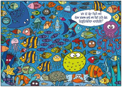 Charis Bartsch - Wo ist der Fisch mit dem Wurm und wo das Seepferdchen?