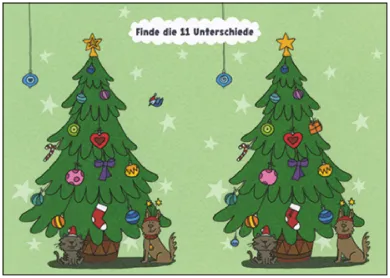 Charis Bartsch - Finde die 11 Unterschiede